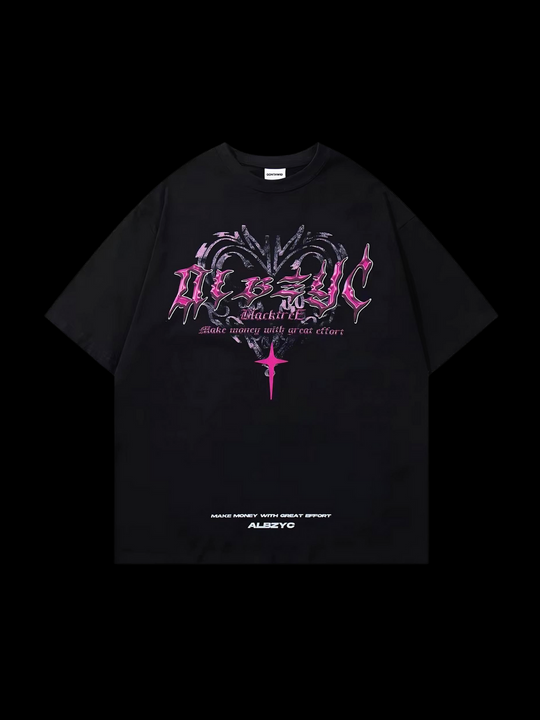 OVER5IZE "badlove" HEAVY TEE