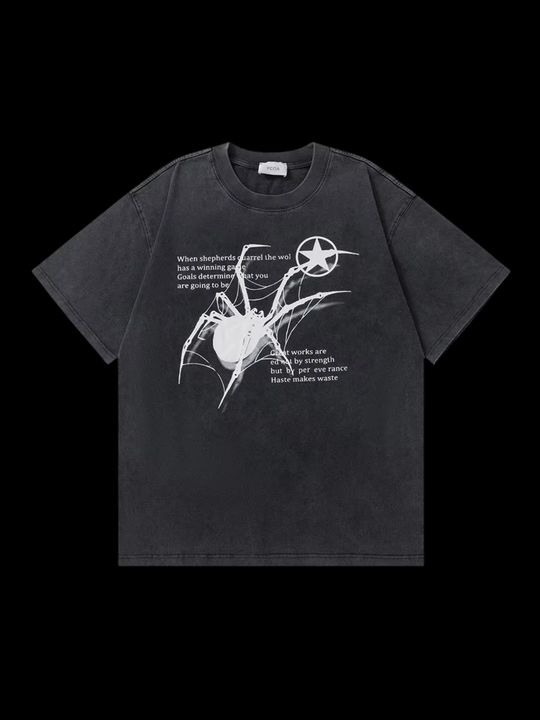 OVER5IZE "numb" TEE BLACK