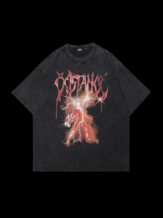 OVER5IZE "blur" TEE