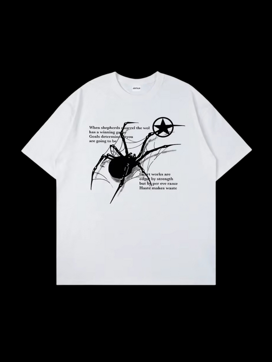 OVER5IZE "numb" TEE WHITE