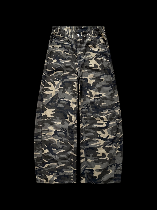 OVER5IZE "moss" CAMO JEANS