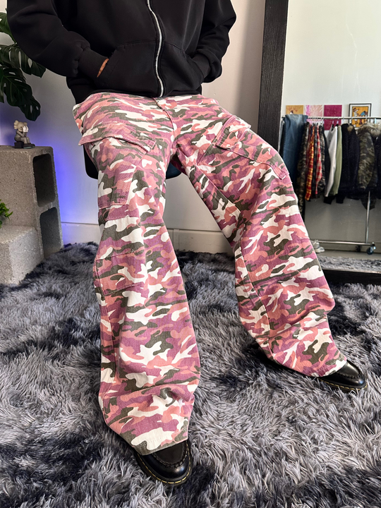 OVER5IZE "rupture" CAMO JEANS