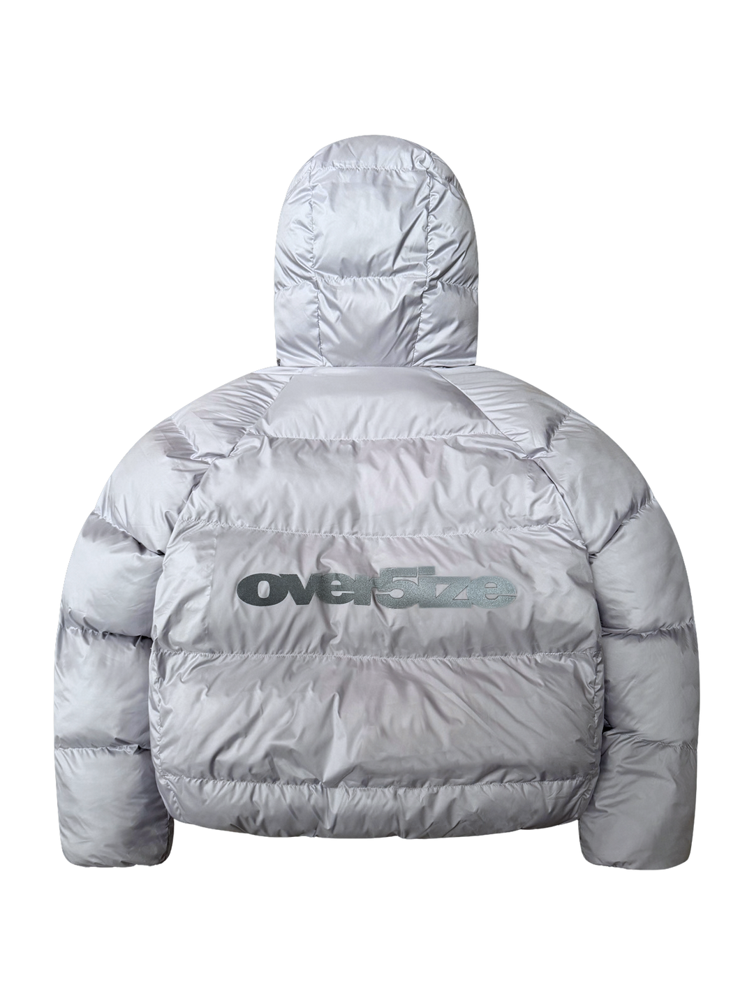 OVER5IZE "DUO" REVERSIBLE PUFFER JACKET ORANGE & GREY