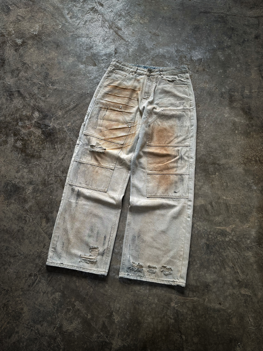 OVER5IZE "gleam" JEANS