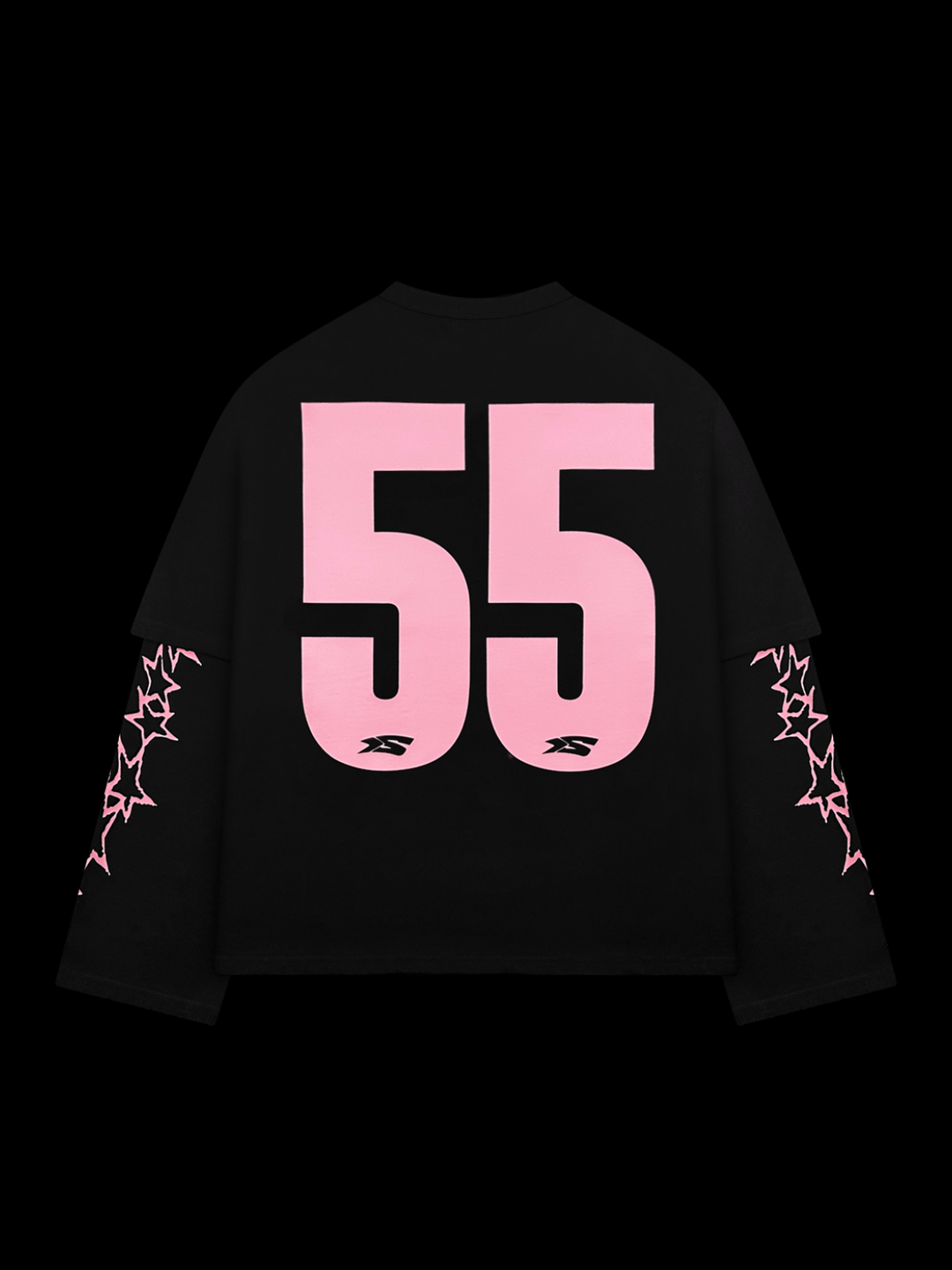 OVER5IZE "Fifty5" LONGSLEEVE BLACK & PINK