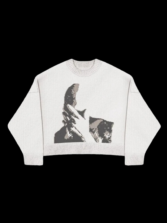 OVER5IZE "doomed" SWEATER