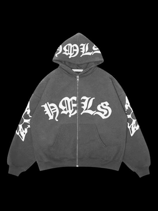 OVER5IZE "freeze" HOODIE GREY